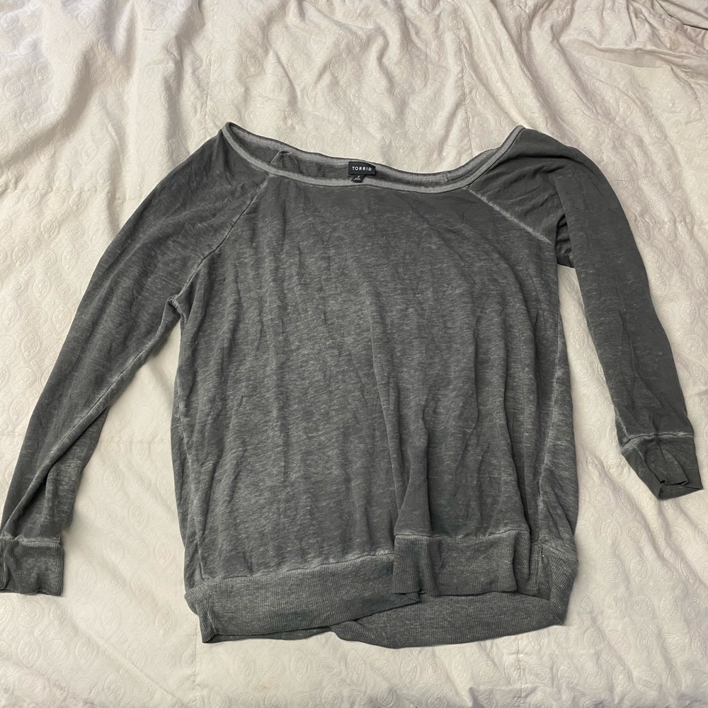 Torrid off the shoulder sweater